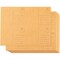 Blank Postcards - 100-Sheet Kraft Postcards, Self Mailer Mailing Side Postcards, 4 Per Page 400 Postcards in Total, Perforated, 4 x 6 Inches